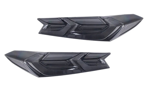 C8 Corvette Dark Tinted Rear Light Covers