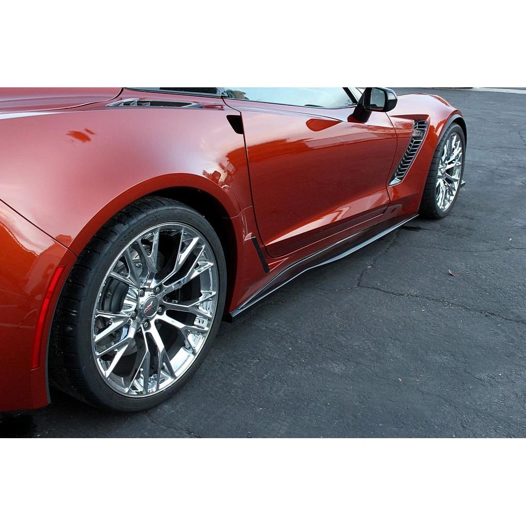 Carbon Fiber Side Rocker Extensions C7 Z06