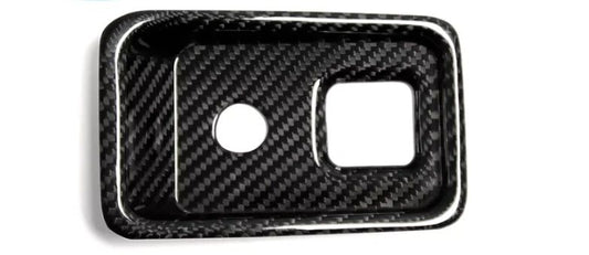 CFP C8 Corvette Carbon Fiber Parking Brake Cover