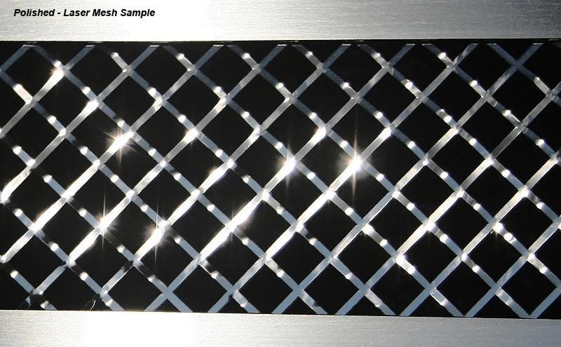 2006-2013 Z06/GS/ZR1/C6 Corvette - Mesh Front Grille | Polished Stainless Steel