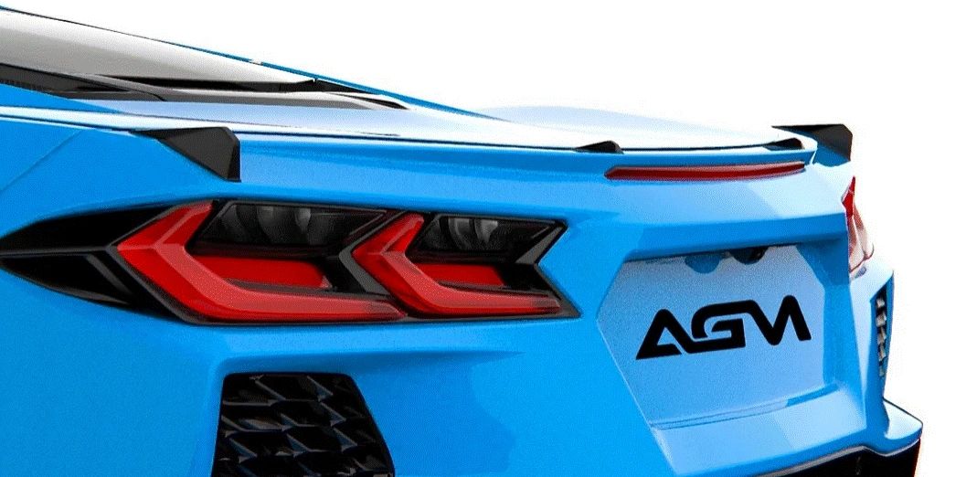 AGM C8 Corvette Spoiler Delete Fin Kit