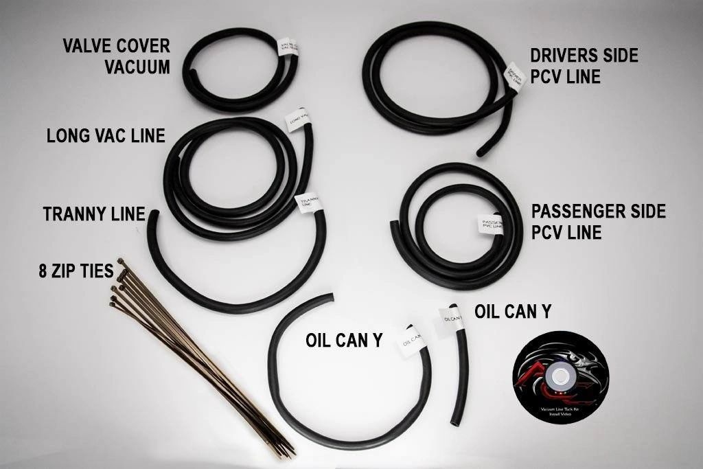 2014-2019 C7/Z51/Z06/GS Corvette Stingray - Vacuum Line Tuck Kit 7Pc, Choose Model