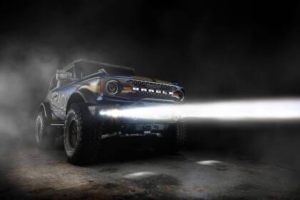 ORACLE Lighting 2021-2024 Ford Bronco Triple LED Fog Light Kit for Steel Bumper - White