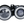BMW 3-series E30 2/4 door. Black Angel Eyes Headlight Set (1987-1991)