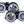 BMW 3-series E30 2/4 door. Black Angel Eyes Headlight Set (1987-1991)