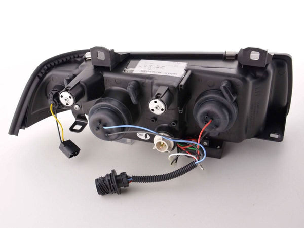 BMW 3-series E36 Coupe Black LED Headlights with Daytime Running Lights (1992-1999)