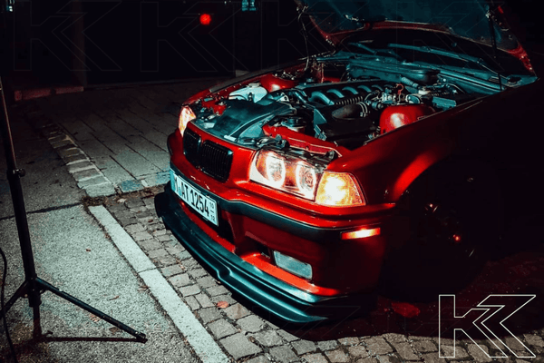 BMW 3 Series E36 Sedan Black Angel Eyes LED Headlights (1992 - 1998)