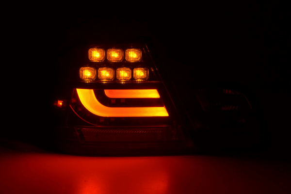 BMW 3-series E46 Coupe Black LED LightBar Taillights Set (2003-2007)