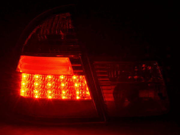 BMW 3-series E46 Wagon/Touring Chrome Clear LED Taillights (1998-2005)