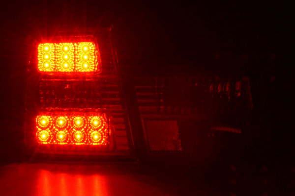 BMW 5-series E34 Chrome Clear LED Taillights Set (1988-1994)