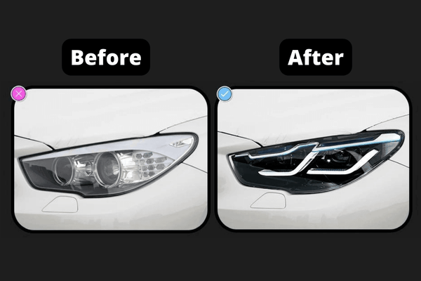 BMW 5-Series F07 Gran Turismo Modernized Headlights Upgrade (2010 - 2016)