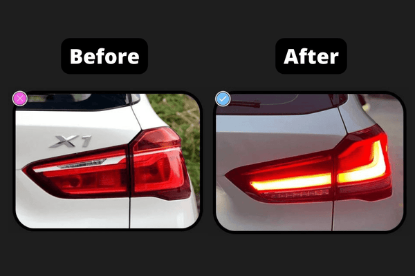 BMW F48 X1 Tail Light Update - Red and Smoked Variants (2016 - 2022)