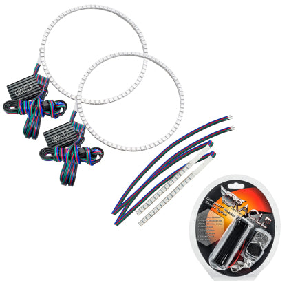 Oracle 2021-2023 Ford Bronco Headlight Halo Kit w/DRL Bar - Base Headlights -w/RF Cntrl