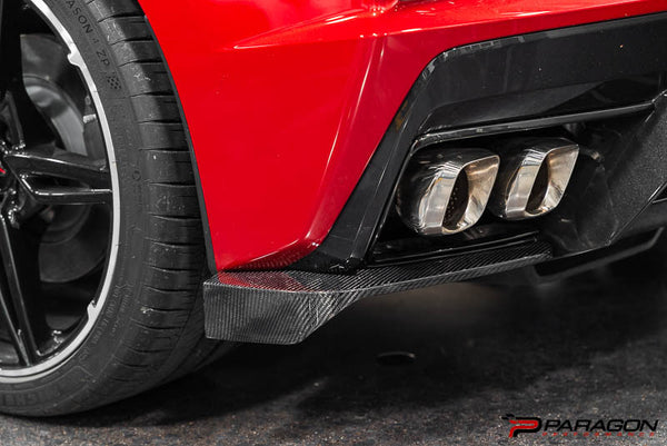 Paragon Performance C8 Corvette Carbon Fiber AeroMax Rear Spats
