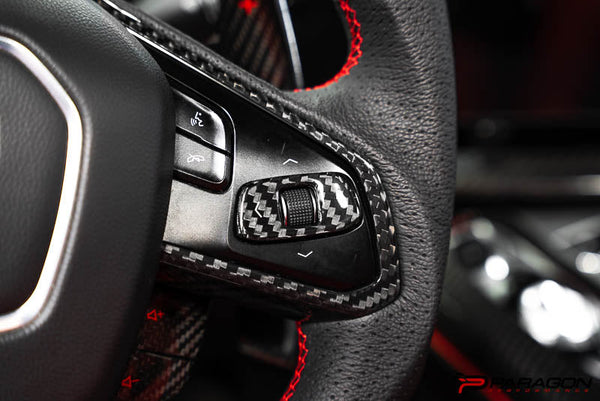 CCS C8 Corvette Steering Wheel Roller Covers
