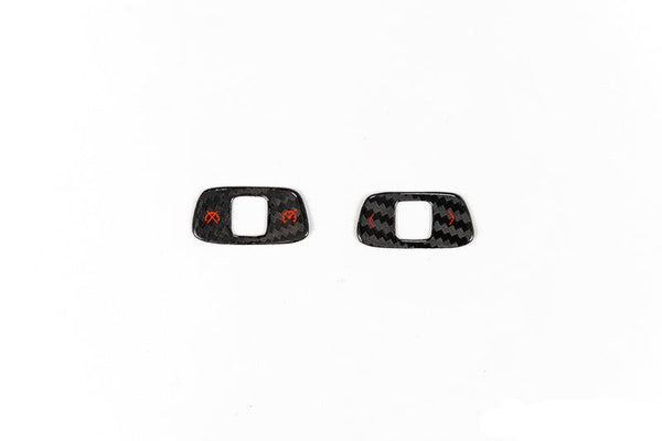 C8 Corvette Carbon Fiber Steering Wheel Roller Covers