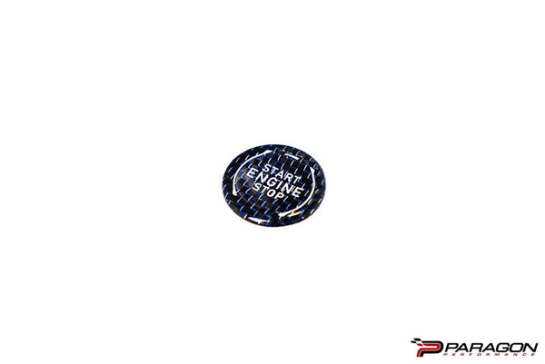 Paragon Performance C8 Corvette Engine Start / Stop Button Overlay - Carbon Fiber