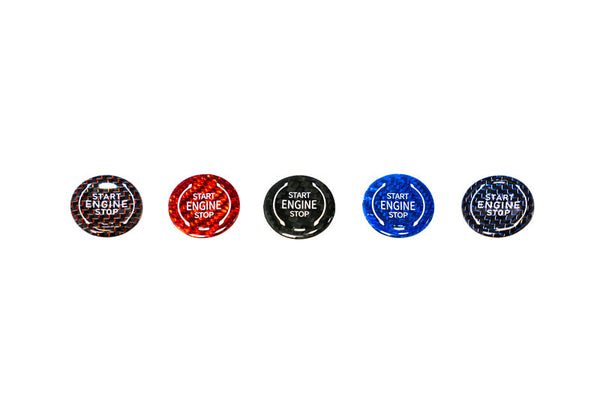 Paragon Performance C8 Corvette Engine Start / Stop Button Overlay - Carbon Fiber