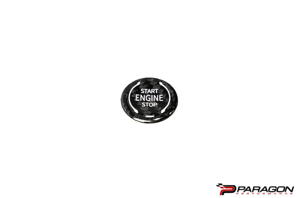 Paragon Performance C8 Corvette Engine Start / Stop Button Overlay - Carbon Fiber