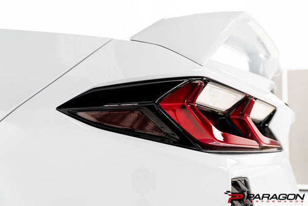Tail light side marker overlay for C8 Corvette
