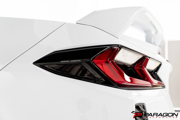 Tail light side marker overlay for C8 Corvette