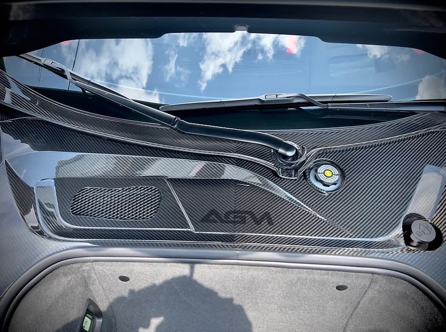 AGM C8 Carbon Fiber Ultimate Frunk Appearance Package