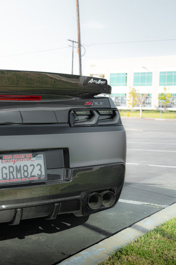 2014-2015 Chevy Camaro Umbra LED Taillights – Gloss Black/Smoke Lens