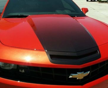 2010-2015 Camaro - Cowl Hood Black Fade Graphic | Vinyl Vehicle Graphic