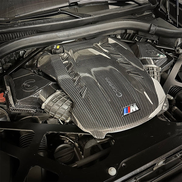 Carbon Fiber Cold Air Intake Lids | BMW F9X/G0X X5M/X6M/XM