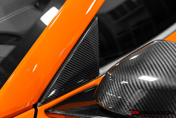 CCS C8 Corvette Carbon Fiber A Pillar Trim Overlay