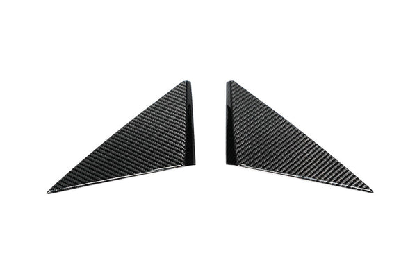 CCS C8 Corvette Carbon Fiber A Pillar Trim Overlay