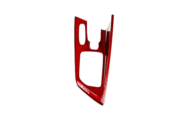 C8 Corvette Carbon Fiber Center Console Overlay - Black or Red