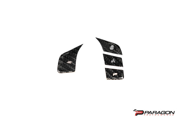 CCS C8 Corvette Steering Wheel Button Covers - Heated