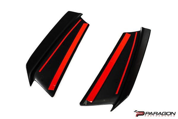 CCS C8 Corvette Z51 Spoiler Wickers - Carbon Flash