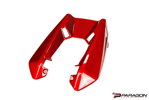 CCS C8 Corvette Z06 LT6 Red Carbon Fiber Engine Cover BLEMISHED
