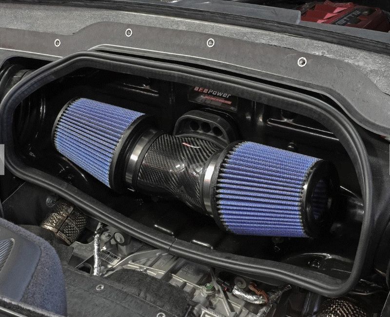 aFe Chevrolet Corvette C8 Track Series Carbon Fiber Cold Air Intake System (2020+)