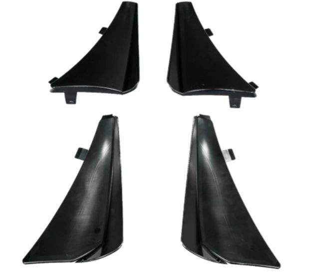 Paragon C8 Corvette Extended Splash Guards - Carbon Flash