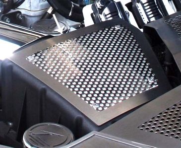 2010-2015 Camaro - Air Box Filter Stock Cover | Perforated Stainless Steel