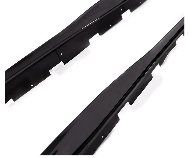 2010-2015 Chevy Camaro Evo Style Gloss Black Side Skirt Rockers