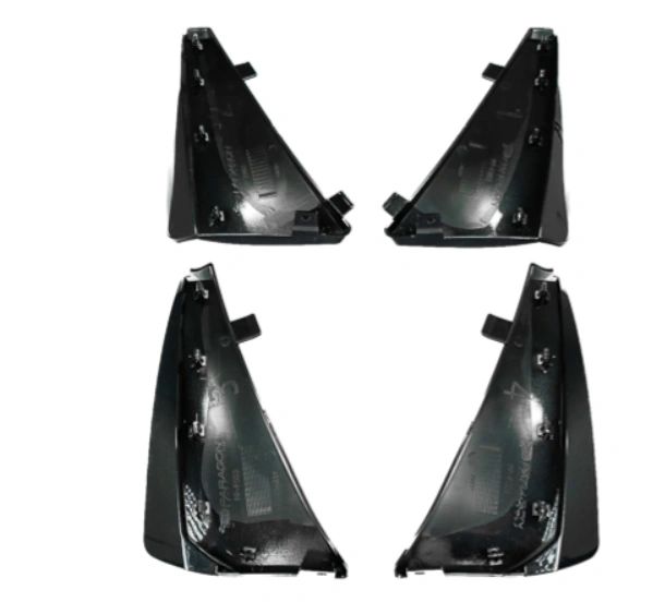 Paragon C8 Corvette Extended Splash Guards - Carbon Flash