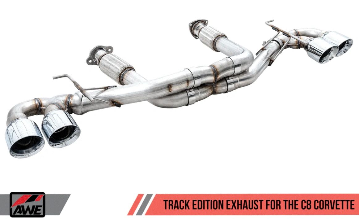 AWE Track Edition Exhaust for C8 Corvette