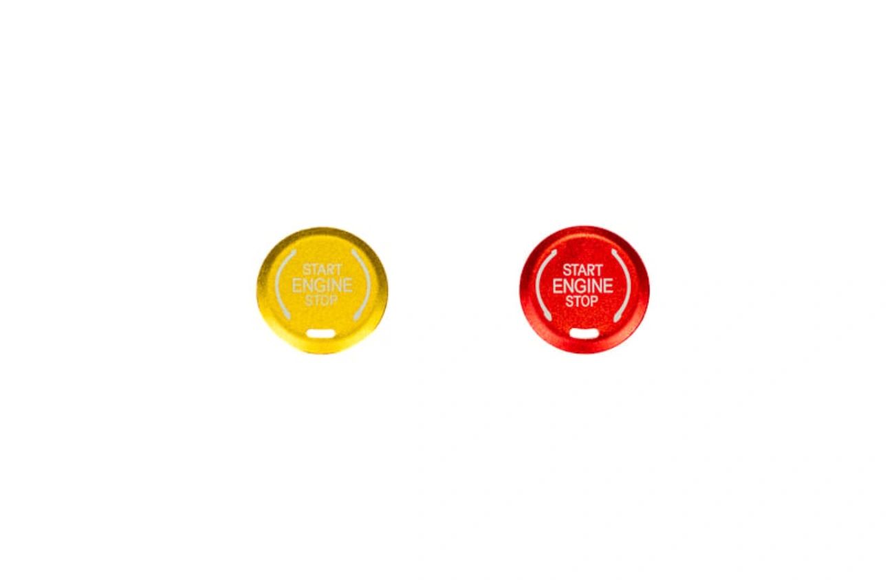 C8 Corvette Engine Start / Stop Metal Button - Red or Gold