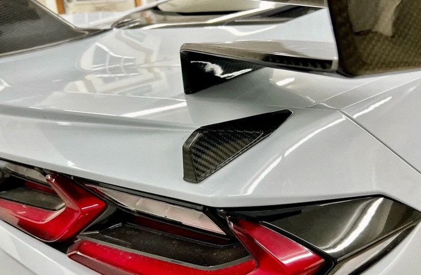 AGM C8 Corvette Spoiler Delete Fin Kit