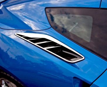 2014-2019 C7 Corvette Stingray - Rear Quarter Vent Set Z06 Style 10Pc | Polished Stainless Steel