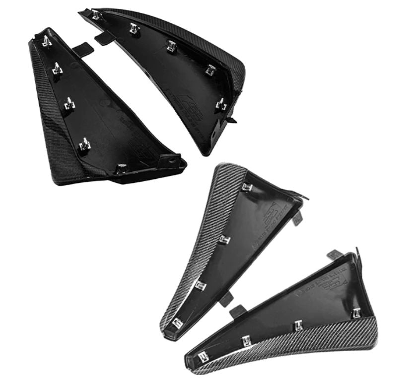 C8 Corvette XL Extended Front& Rear Splash Guards