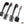 Paragon Performance C8 Corvette Rear Diffuser Strakes Carbon Fiber