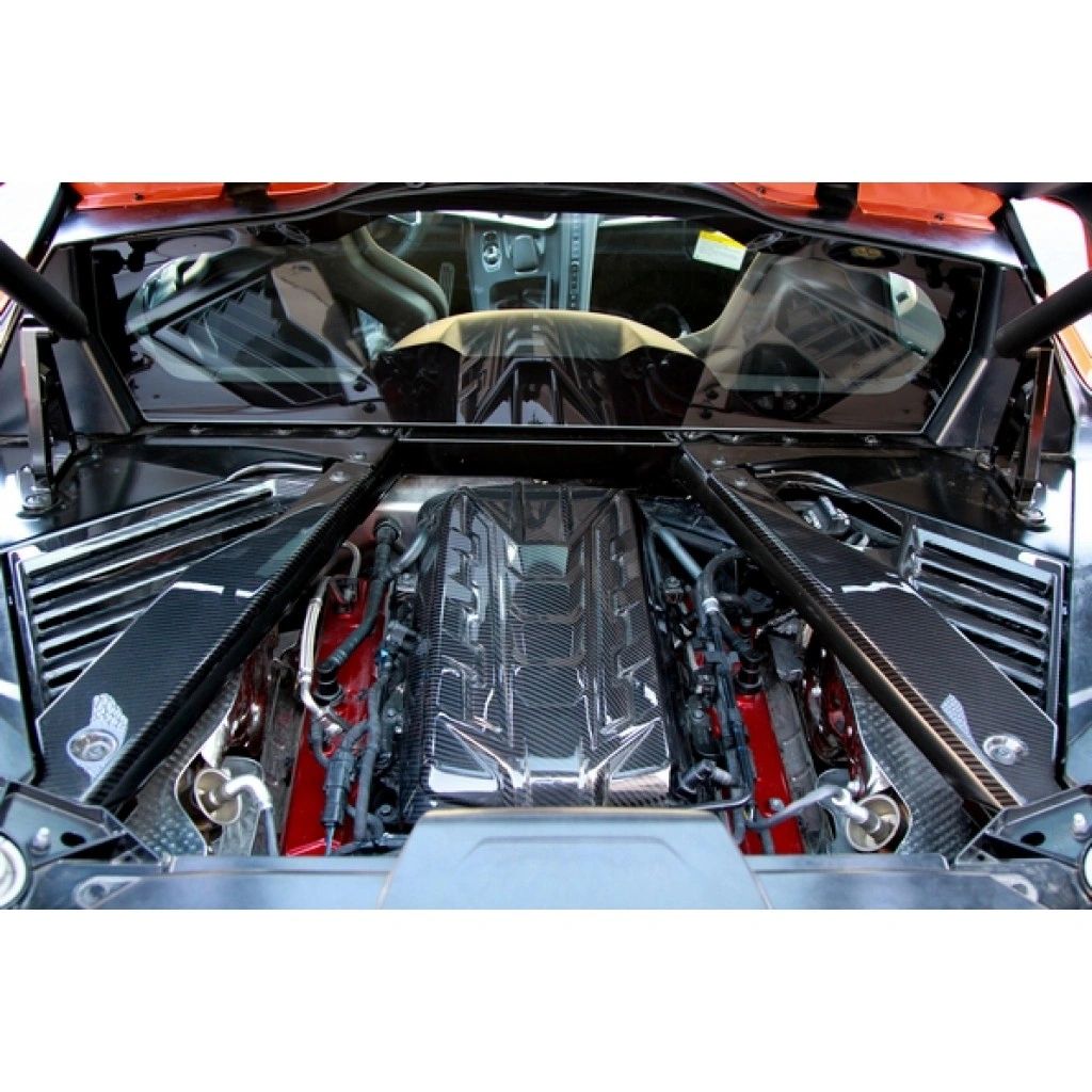 Carbon Fiber Engine bay Apperance Package Corvette c8