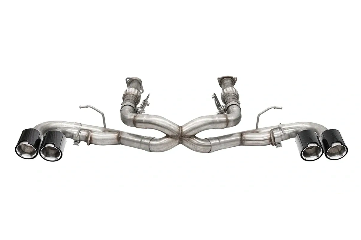 Corsa C8 Corvette 3in Xtreme Cat-Back Exhaust 4.5in Quad Tips - Integrates stock AFM Valve