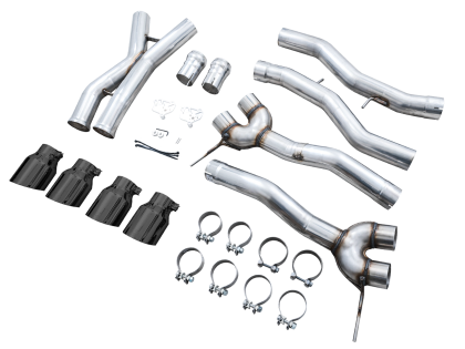 AWE Track Edition Catback Exhaust for BMW G8X M3/M4 - Diamond Black or Chrome Silver Tips