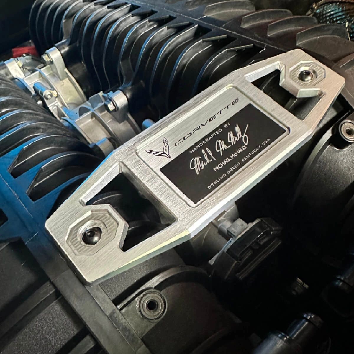 Corvette Z06 Engine Builder Plaque